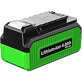 Amitself Upgraded 4000mAh Battery Replacement for Greenworks 40V Battery Compatible with Greenworks 40 Volt Battery G-MAX Cordless Power Tools
