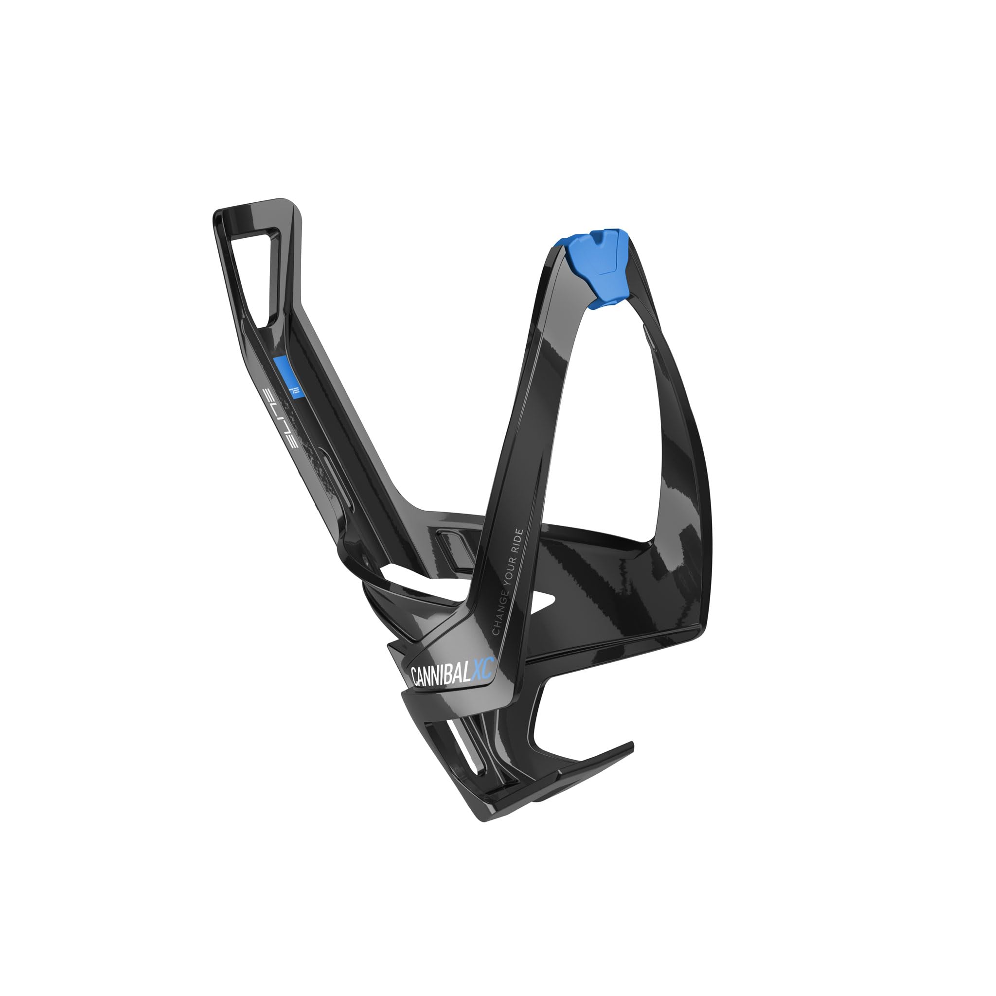 Elite Cannibal XC bottle cage gloss black/blue