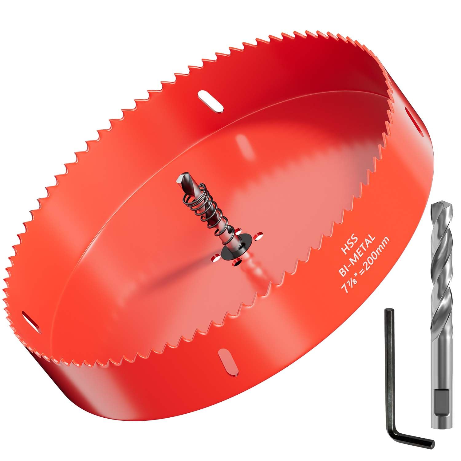 GARHWAL Bi-Metal Hole Saws - 200mm Wood Cutter, Metal Hole Saw, Circular Cutter for Walls, Core Drill Bit - Fast Cutting with Long-Lasting Blades for Plumbing, Conduits, Kitchens, Bathrooms, and More — image 1