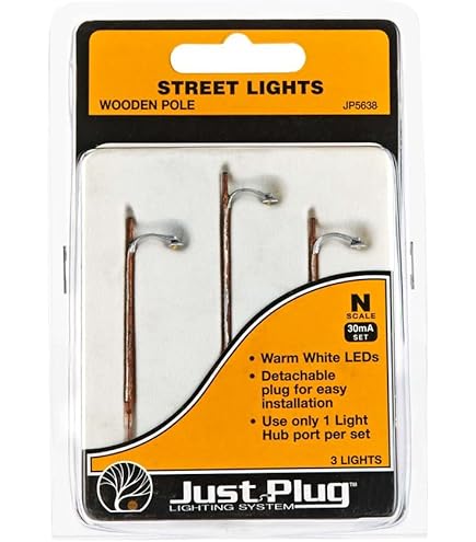 Woodland Scenics JP5739 Sistema De Iluminación Just Plug TM , Luces LED Adhesivas Rojas