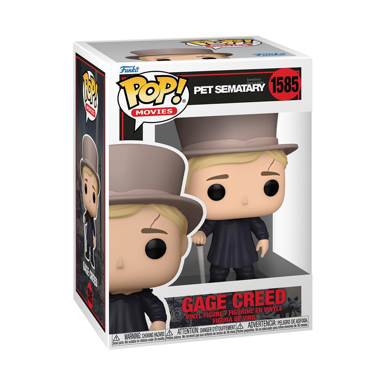 Funko Pop! Movies: Pet Sematary - Gage Creed - Pet Sematary 1986 - Collectable Vinyl Figure - Gift Idea - Official Merchandise - Toys for Kids & Adults - Movies Fans - Model Figure for Collectors