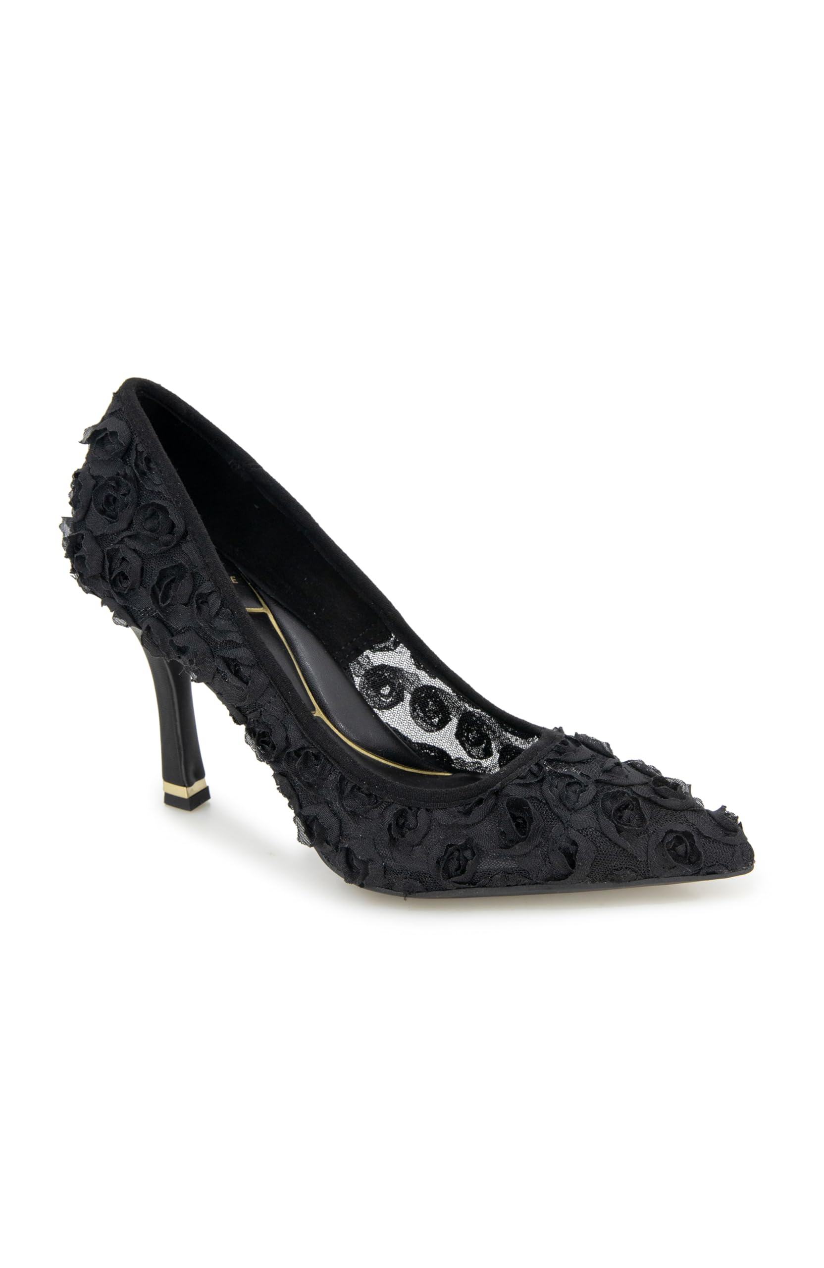 Kenneth Cole New York Women’s ROMI Pump, Black MESH, 12
