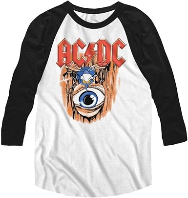 ac dc baseball shirt