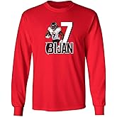 Mountee Apparel Long Sleeve Bijan Robinson 7 Atlanta Shirt T-Shirt Long Sleeve