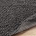 Indoor Solid Design Jute Back 3x8 Soft Shag Runner Rug for Hallway, Bedroom, Bathroom, Living Room, Kitchen, 2'7
