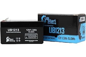 Mercedes-Benz N000000004039 Battery - Replacement UB1213 Universal Sealed Lead Acid Battery (12V, 1.3Ah, 1300mAh, F1 Terminal
