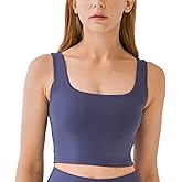 Nanomi Beauty Sports Bras for Women Removable Padded Seamless Workout Running Yoga Tank Top