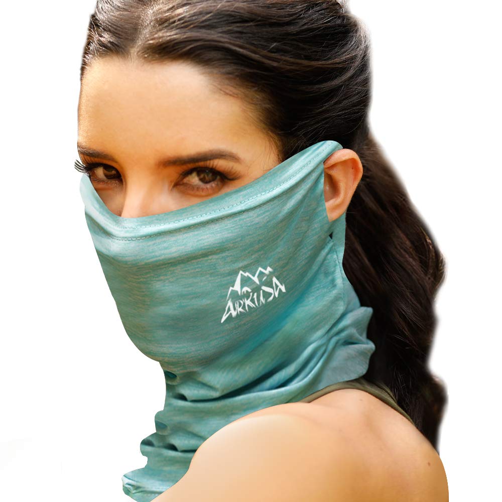 Buy ARRUSA UnisexAdult Ice Cotton Cooling Face Cover, Super Breathing