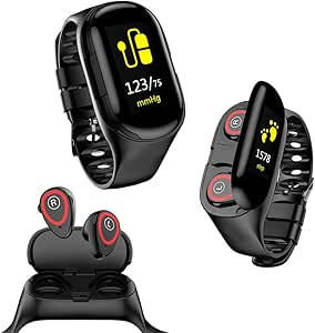 inDigi Bluetooth Bracelet Smart Watch Phone w/OLED Display Caller ID Time Music