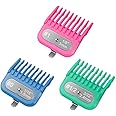 3 Clipper Guards fit for Andis Master, Oster Fast Feed, Andis AAC-1, GC, LCL, ML, PM-1, PM-2, PM-4, RCAC, RS-1, US-1, Clipper Guides Replacement, Size: #0, #1/2, #1 (Length: 1/16", 3/32", 1/8")