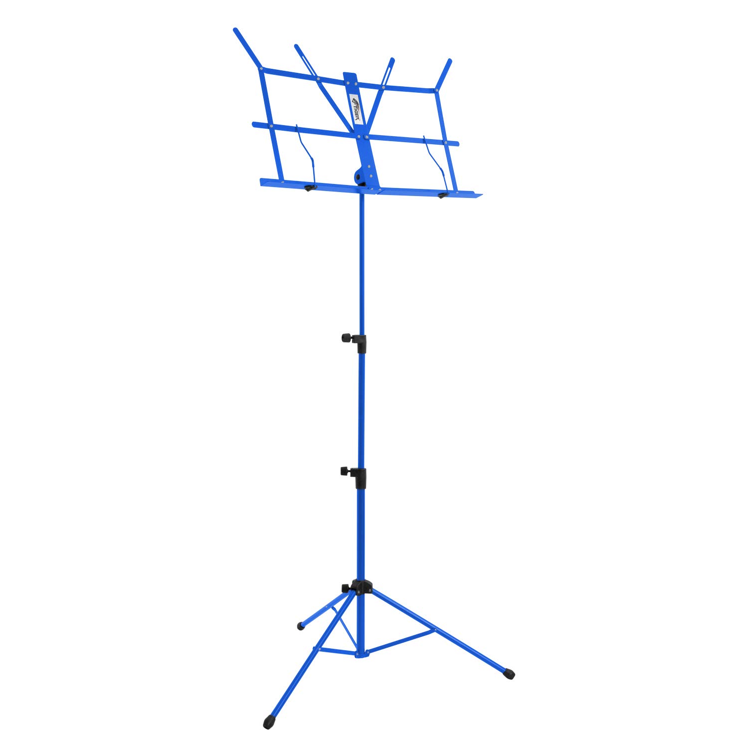 Tiger MUS49-BL Portable Easy-Folding Sheet Music Stand – Blue — image 1