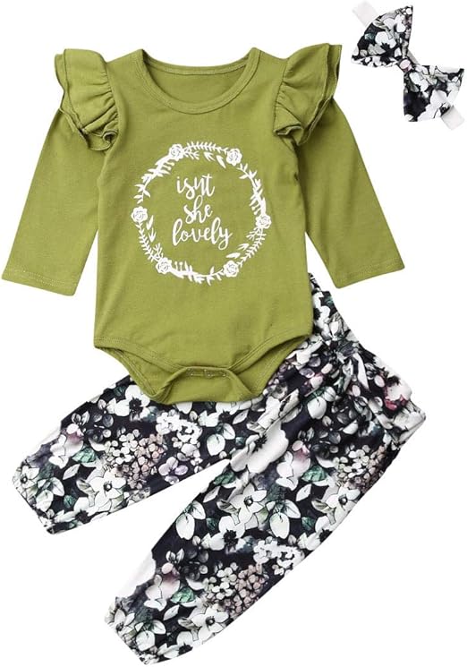 floral baby leggings