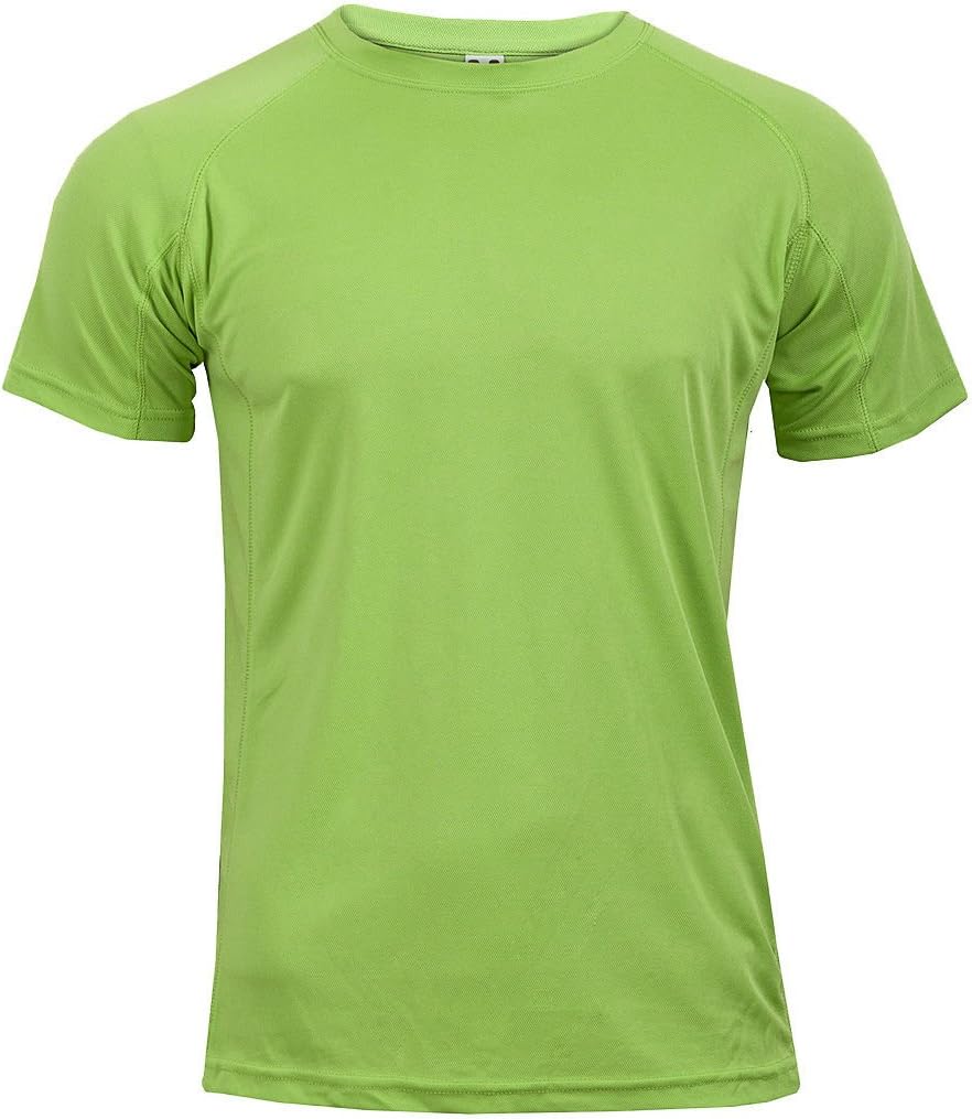 Quality | Mens T-Shirt Active Wear Sports Performance Tops Plain That Wicks Moisture Away Keeps You Cool and Dry While Training, During Workouts Sports Performance Shirt