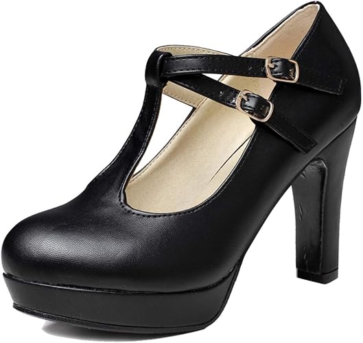 strappy mary jane heels