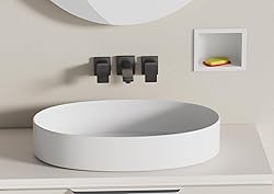 IKITRAEE Recessed Wall Soap Holder，Foot Rest for