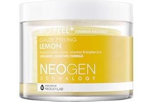 DERMALOGY by NEOGENLAB Bio-Peel Gauze Peeling Pads, Lemon, 30 Count