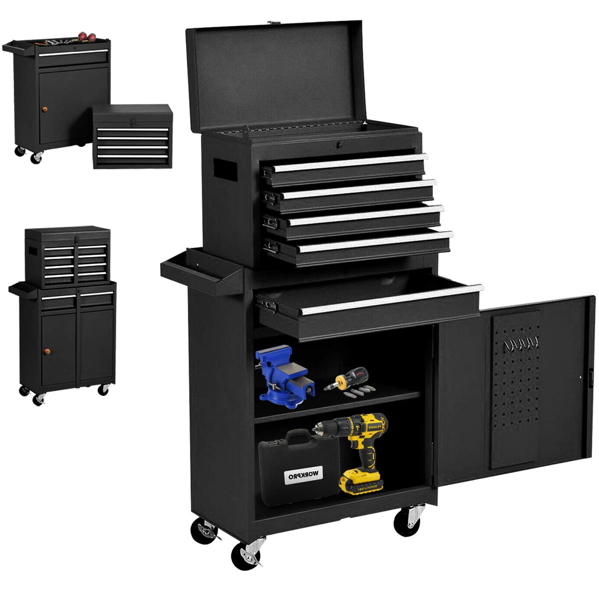 Buy Big Rolling Tool Chest , Tool Chest with Drawers and Wheels Tool