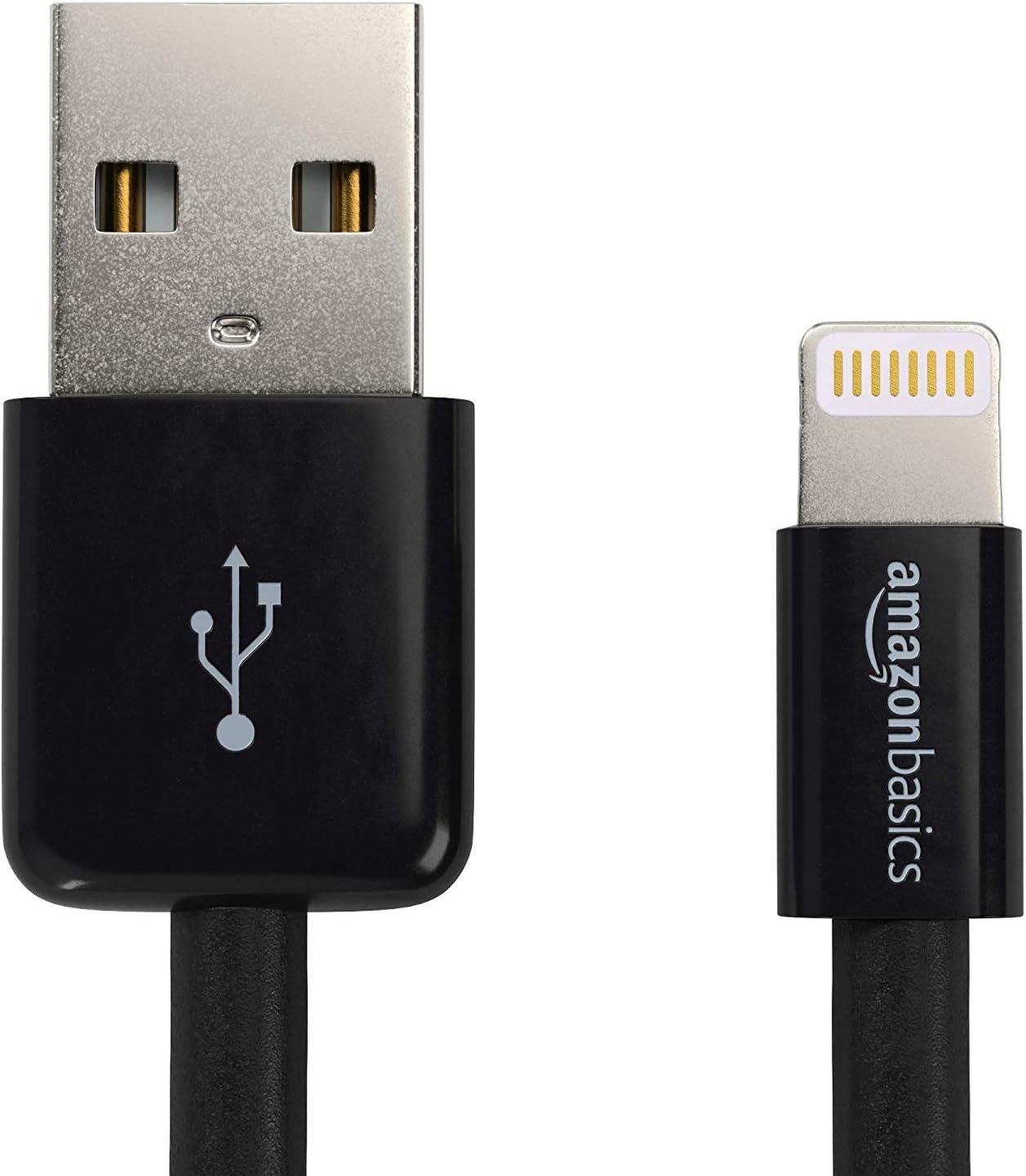 AmazonBasics Apple Certified Lightning to USB Cable 2-Pack - 3 Feet (0.9 Meters) - Black