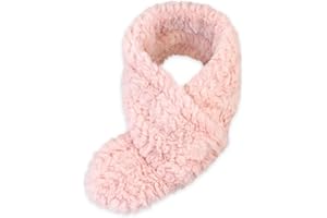 WATAME Warm Kids Scarf For Girls Winter Fuzzy Scarves Colorful Ski Windproof Neck Warmer