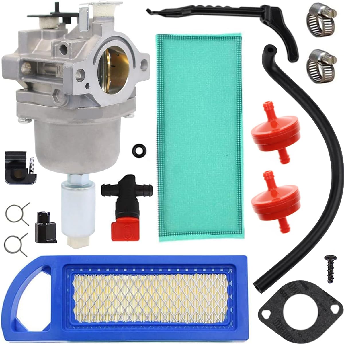 Qiuwanzia 594593 Carburetor for Briggs & Stratton 796109 591731 593433 590400 796078 498811 794161 795477 14.5HP-21HP for Nikki 21B000 21B807 Engine for Craftsman Riding Mower Lawn Tractor