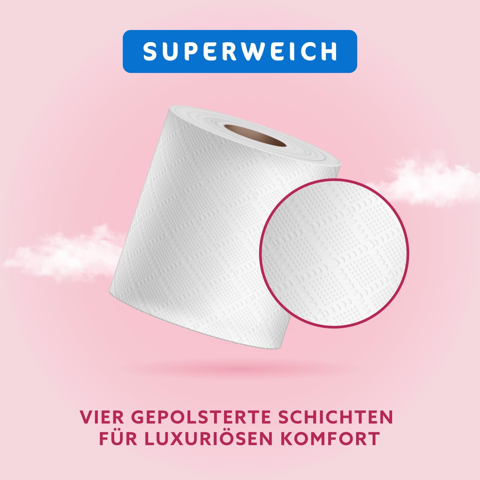 by Amazon Toilettenpapier, 4-lagig Gestepptes, Besonders Weich, 48 Rollen (12 Rollen, 4-er Pack), 160 Blätter pro Rolle, FSC-Zertifiziert 5