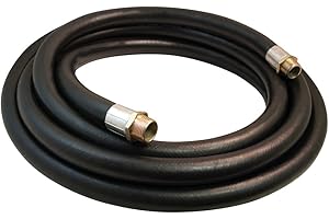 Apache 98108515 3/4" x 14" Farm Fuel Transfer Hose with Male x Male Crimped Fittings