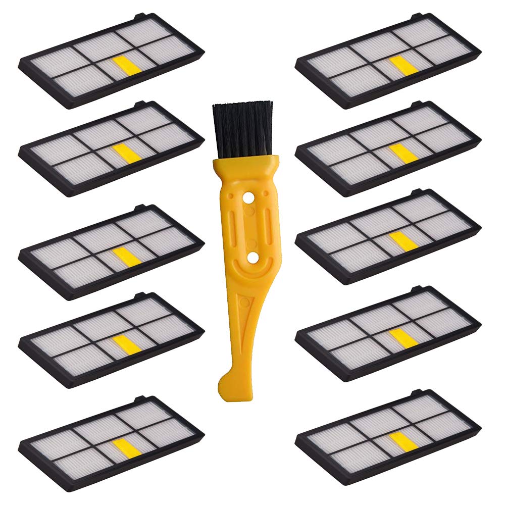 Filtres HEPA De Rechange Pour IRobot Roomba Série 800, 900 - Compatibles 805, 860, 870, 880, 980 - Lot De 2