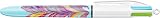 BIC 4 Colours Pens All In One Retractable 1.0mm Green Blue Red Black 5 Pack view 4