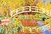 Buttonsmith Monet Red Bridge Magnet - Set of 2 1.75