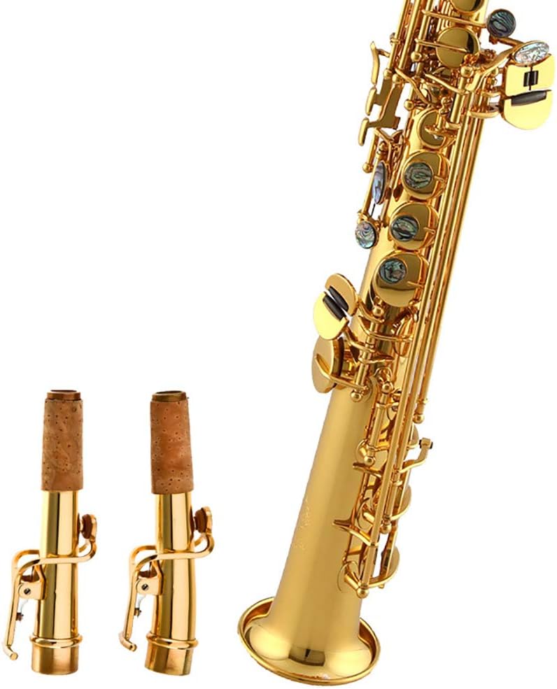 Electz Saxophone After Musical Instrument B-Flat Soprano Saxophone Split Soprano Saxophone