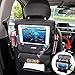 AMEIQ Car Organizer Storage, Car Tissue Holder, Cooler Bag with Phone iPad Holder, Backseat Watertight Insulated Food Pocket, Seat Back Container, Upgraded Style