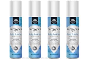 Summer's Eve Baby Powder Daily Gentle Feminine Spray, 2 oz. (Pack of 4)