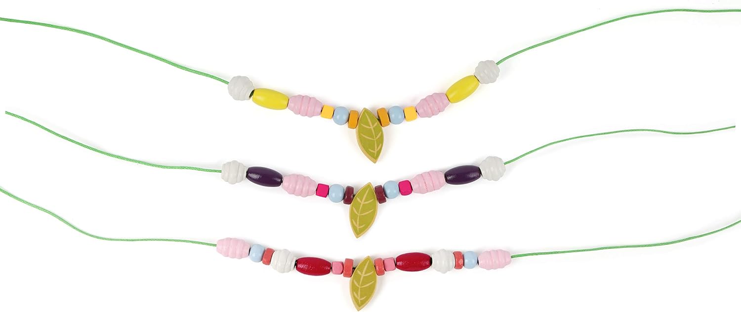 Display Wooden Threading Beads Starter Set, "Candy", Multicolor, Small - Image 3