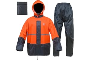 RainRider Rain Jacket Pants Suits for Men Women Waterproof Lightweight Rain Gear Coat Workwear