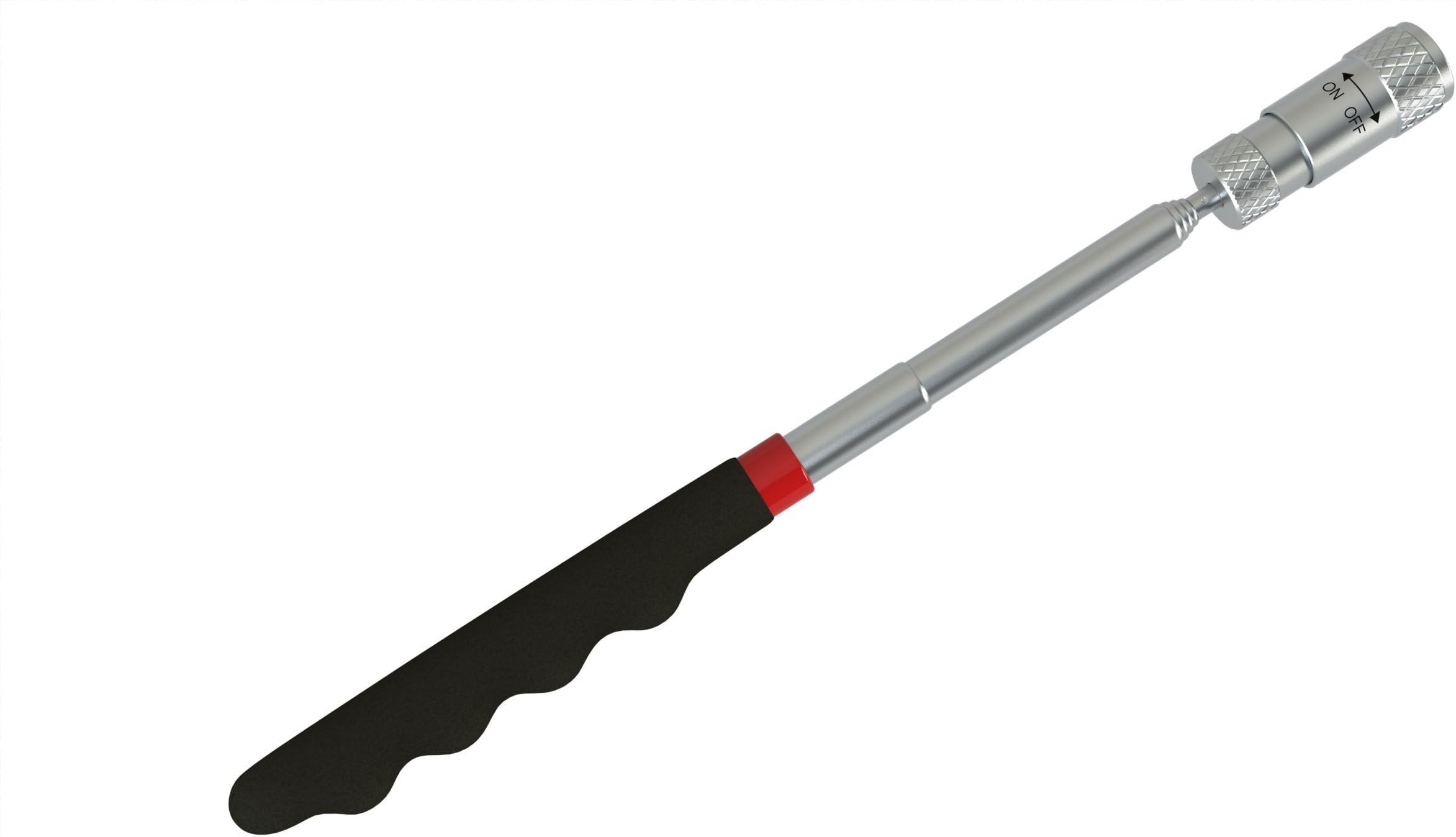 Monarchy Solutions Magnetic Telescoping Pick Up Tool with LED Flash Light Retriever Wand with Telescopic Long Handle Retrieving Sweeper with a 8 Pound Magnet