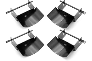 Jeffers Equine Metal Training Jump Cups for Horses with Pin, Black – Heavy Duty Horse Jump Cups for Training, Arena Obstacles, Hunter Jumper, Equestrian Equipment, Riding Accessories, Pair, 2 Pack