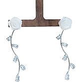 .925 Sterling Silver Carved Mother of Pearl Shell Rose Studs Earrings for Women, Natural Gemstone, White Flower Drop Bridal Jewelry As Summer Tassel Earrings for Wedding Gifts