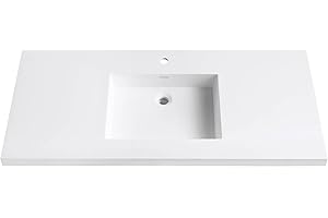 AVANITY VersaStone 49 in. Solid Surface Vanity Top with Integrated 22 in. Deep Bowl in Matte finish