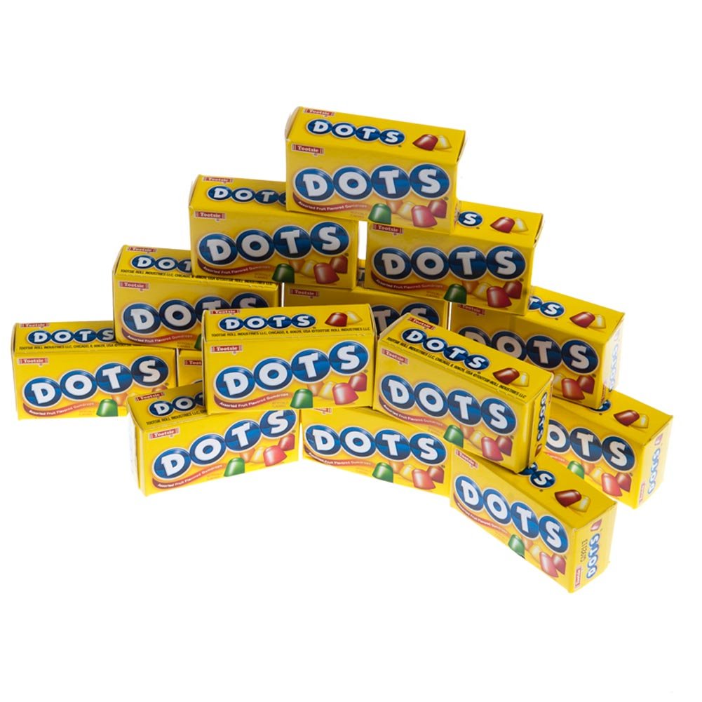 Dots Original Candy, Assorted Flavors, 2.25Ounce Boxes