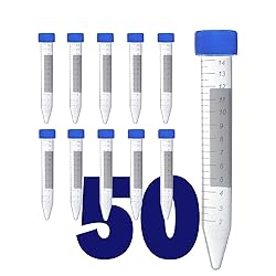 Kashi Scientific Conical Centrifuge Tubes 15mL, [50