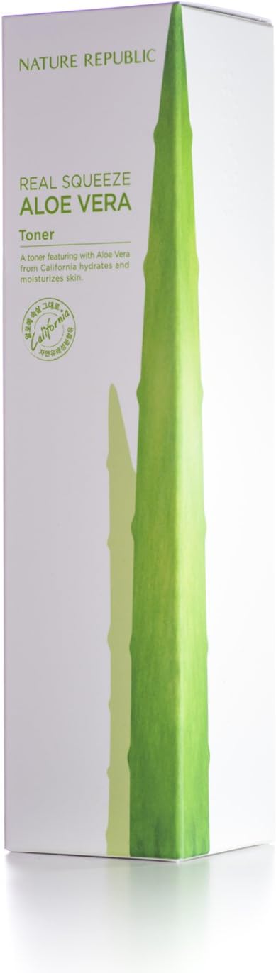 Nature Republic Real Squeeze Aloe Vera Toner 150 Gram Amazon Es Belleza