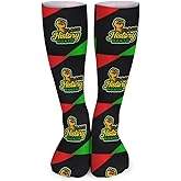 LPLLQG I Am Black History Month Socks Crew Socks Athletic Casual Running Sports Stocking 16 Inches