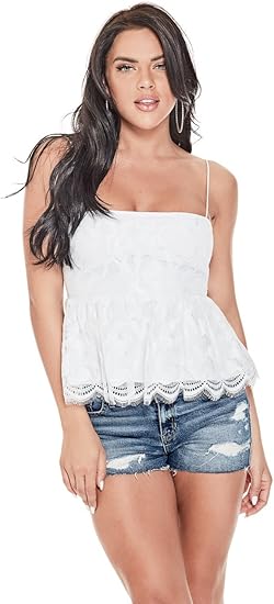 guess peplum top