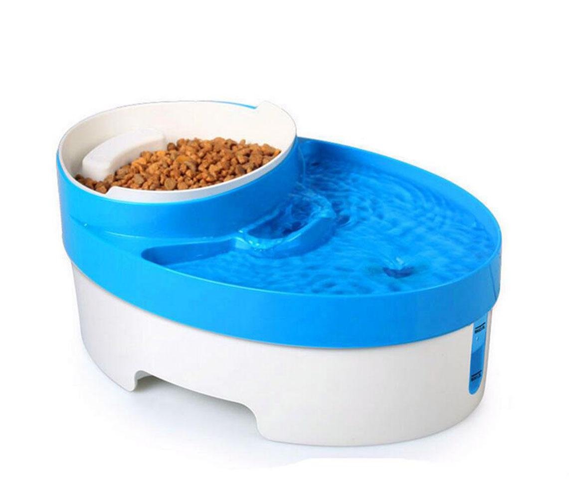 Lvrxjp 3 In 1 Pets Automatically Feed Water Feeders Cats And Dogs