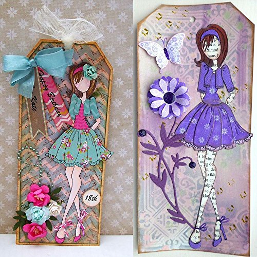 Girl Metal Cutting Dies, Scrapbooking Photo Album Decor Stencil template Paper Card Making Embossing DIY Crafts Molds (Girl)