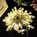 Vmanoo String Lights Battery Powered, 30 LED 12 Feet Photo Clips Lighting Ideal for Hanging Picture Cards and Memos, Home Bedroom Wedding, Xmas Party Decoration, Valentines Gift, 2PACK (Warm White)