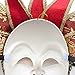 ZjpMask Full Face Venetian Jester Mask Masquerade Mardi Gras Wall Decorative Art Collection