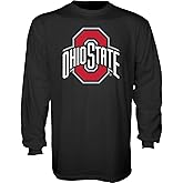 Blue 84 Men's Ohio State Buckeyes Long Sleeve T Shirt Black Icon, Ohio State Buckeyes Black, Large