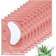 Qleng 50 Pairs Under Eye Pads, Lint Free Lash Extension Eye Gel Patches for Beauty Salon False Eyelash Extensions Grafting, Hydrogel Eye Mask Beauty Makeup Tool