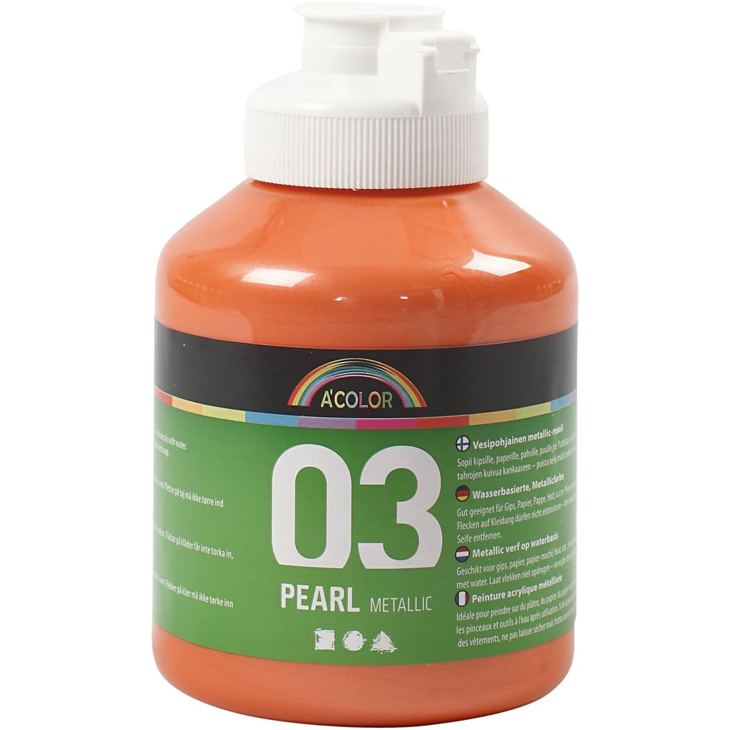 A-Color Acrylic Paint, 500 ml, orange